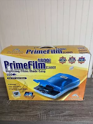 Pacific Image PrimeFilm 1800i Scanner Plug And Play For Pc & Mac NEW Orig $213! • $39.99