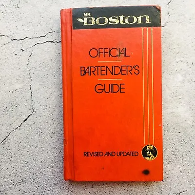 Mr. Boston Official Bartender's Guide Hardcover Book 1988 First Printing • $9.95