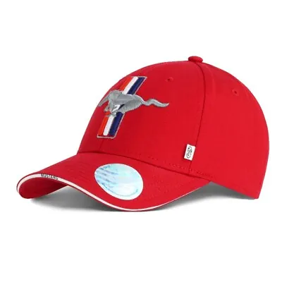 Ford Mustang Baseball Cap Rpet Red 35030415 • $52.13