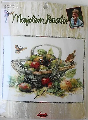 Marjolein Bastin Summer Fruit Lanarte Cross Stitch Kit Sealed • $39.99