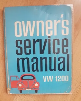 $17.53 • Buy Delius Klasing  & Co. Owner's Service Manual VW Beetle 1200 Paperback 1963