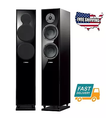 Home Music Sound Audio Floor Standing Single Sound Speaker Black Color Voice • $460