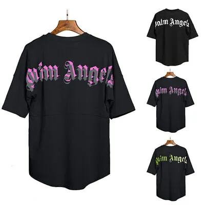 Hip-hop T-shirt Oversize Short Sleeve Fashion Angels Women& Men Tops Summer Gift • £18.79