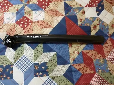 Ritchey Carbon Seatpost 31.6 X 350 Mm. 25mm Setback VG Condition. • $34.95