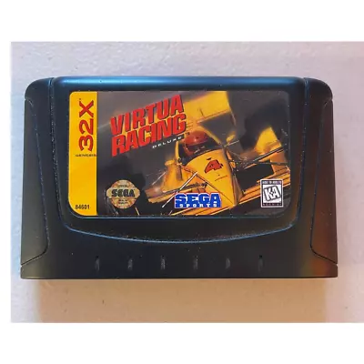 Virtua Racing Deluxe Sega Genesis 32X  Video Game Cartridge Only • $18.99