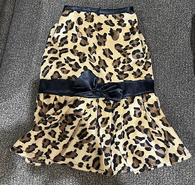 Zack And Zoe Cheetah Print  Dog Dress S/M • $16