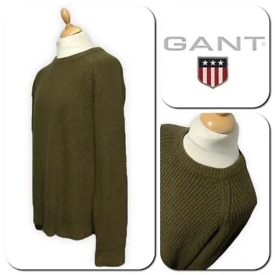 £14.95 • Buy GANT Rugger Men’s Wool Slim Fit Jumper Size XL 