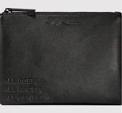 MAC Pride All Ages All Races All Genders Makeup Cosmetic Pouch Bag Black New • $6.90