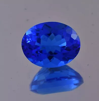 AAA+ 11.40 Ct Natural Blue Tanzanite Oval Cut Loose Gemstone Certified 16x13 MM • $2.25