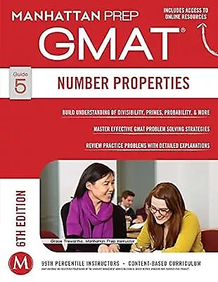 Number Properties GMAT Strategy Guide (Manhattan Prep GMAT Strategy Guides) Man • £2.49