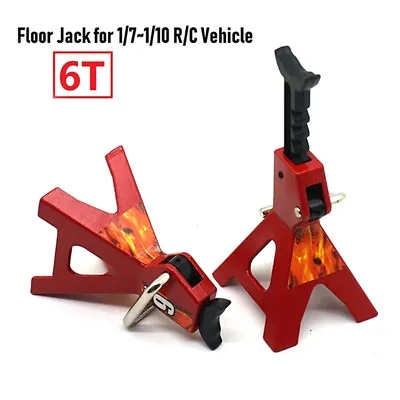 6 Ton Simulation Jack Stands Lift Pair Rack For Remote Toy Car Truck Tire Cha F6 • $5.67