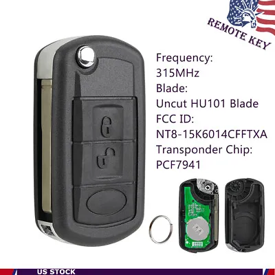 Remote Key Fob For Land Rover LR3 Discovery 3 2005 2006 2007 2008 2009 3 Buttons • $16.49