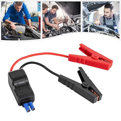 Portable Mini Jump Starter Intelligent Smart Male Jumper Cable Clamp Car Tool • $17.01