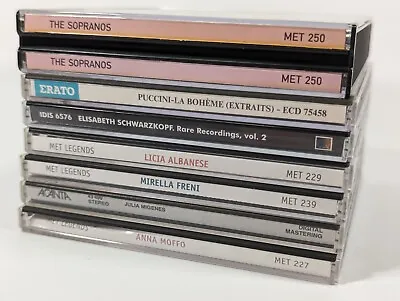 8 CD Opera Lot Met Legends Metropolitan Opera Guild La Boheme Puccini Freni • $14.99
