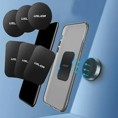 USLION Metal Plate Sticker Universal Iron Disk Magnet Car Phone Holder Adhesive • $1.62