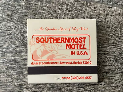 Southernmost Motel In USA L'Auberge Du Port French Inn Vintage Matchbook • $5