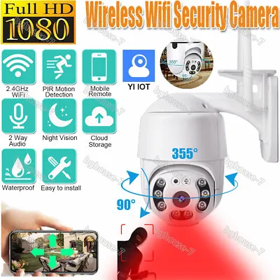 1080P Wireless WIFI Security Camera System Smart Outdoor Night Vision Waterproof • $9.90