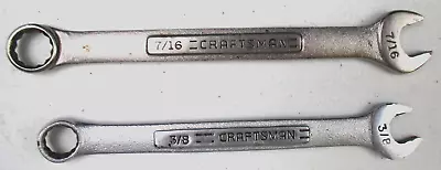 Craftsman 2-Pc 12-Point Drive Combination Wrenches VA-44693 3/8  VA-44694 7/16  • $11.93