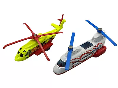 2001 Matchbook Transport Helcopter SB58 Polar Rescue & 2009 SB 81 Fire Rescue  • $15.95