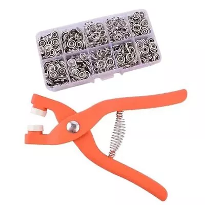 Buckle Snap Fasteners Metal Sewing Buttons Plastic Pliers Pressure Plier • $7.97