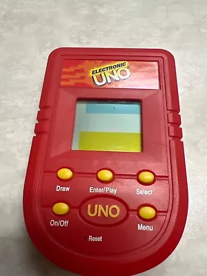Electronic Uno Handheld Game - Mattel 2001 Tested And Works Pre-owned • $4.50