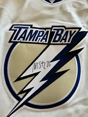 Tampa Bay Lightning Hockey NHL MARTIN ST. LOUIS Reebok Jersey XL - SIGNED !!!!!! • $170