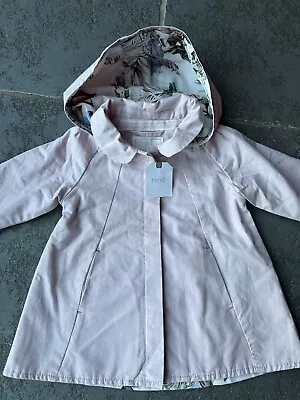 Brand New! Baby Girl Pink Coat With Hood Next • £12