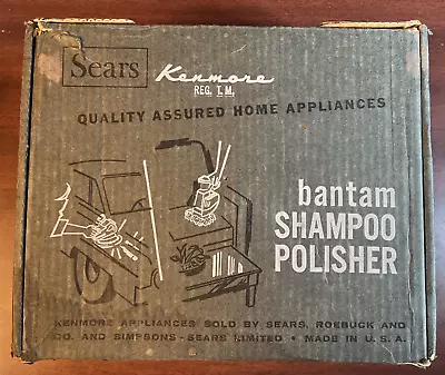 Vintage Sears Roebuck Kenmore Simpsons Banton Shampoo Polisher -  20-6010 • $39.98