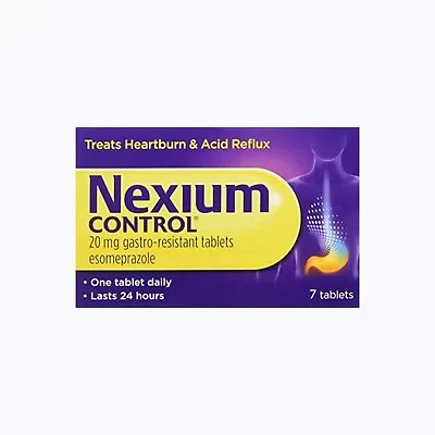 Nexium Control For Heartburn And Acid Reflux 20mg 7 Tablets  • £8.99