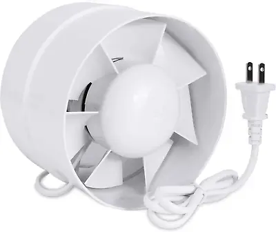  Fan Inline Duct 4 Inch Vent Booster HVAC Exhaust Intake Fans 76 CFM Ventilati • $27.50