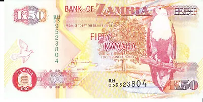 $0.70 • Buy Zambia Fifty Kwacha 2007*