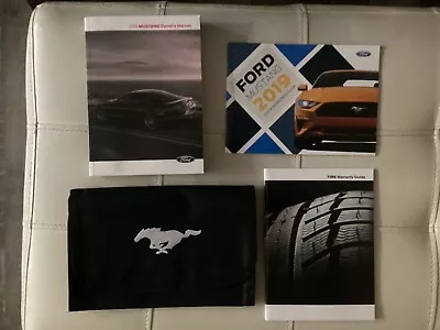 2019 Ford Mustang Owners Manual With Case OEM Free Shipping • $65