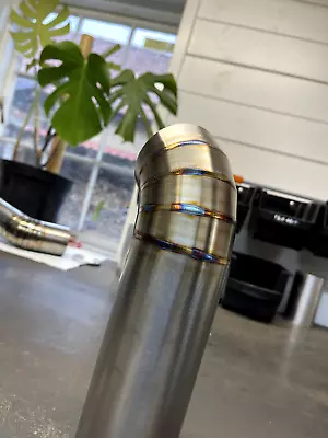 4in Stainless Steel Turn Down Exhaust Tip TIG Welded Pearson Fab • £99