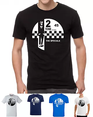 £9.99 • Buy 2 TONE Records Two Specials SKA Soul Reggae Logo Northern Soul Rude Boy T-shirt