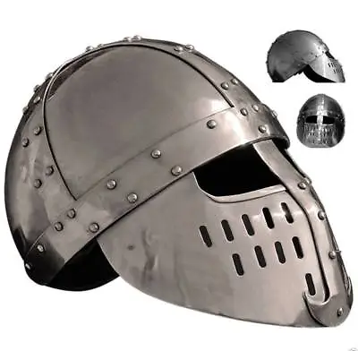 Medieval Viking Roman New Knight Helmet With Inner Leather Liner Of Ms` • $63