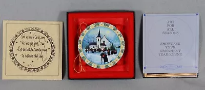 Anna-Perenna P Buckley Moss - Christmas Card Ornament & Paperwork • $15.90