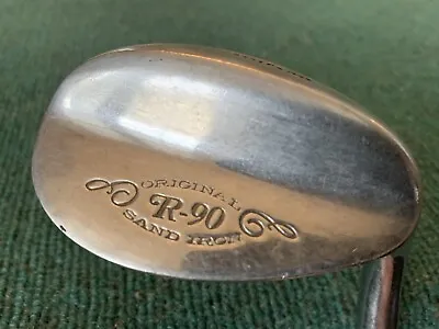 VINTAGE Wilson Original R-90 Sand Iron Wedge Factory Brown Coated Steel Shaft • $19.99