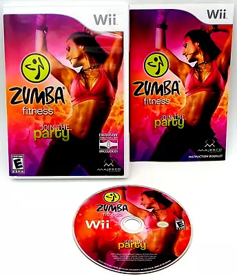 Zumba Fitness Core Workout Nintendo Wii Video Game 2010 By Majesco Entertainment • £9.78