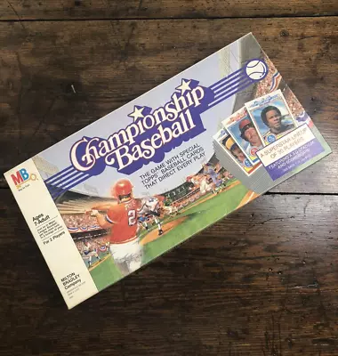 1984 Championship Baseball Board Game - Milton Brradley • $60