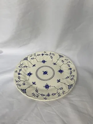 Vintage MYOTT Finlandia Cobalt Blue Daisies Dinner Plate - Made In England • $18.99