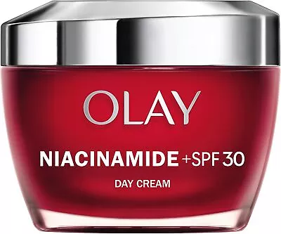Olay Niacinamide + SPF30 Day Face Cream 50ml Moisturiser Hydrate Renew Age Defy • £11.99