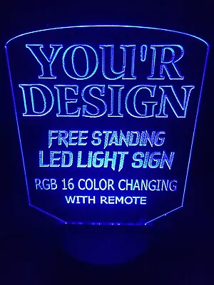 $39.99 • Buy Led Neon Light Sign RGB Custom Personalized Man Cave GameRoom