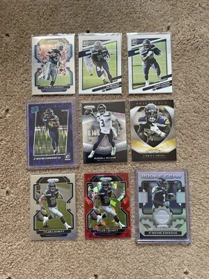 £5 • Buy 9 X Seattle Seahawks, Dwayne Eskridge, Russell Wilson, Tyler Lockett & Others