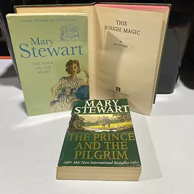 3 Lot Mary Stewart- Thunder On The Right The Prince And The Pilgrim+1 • $25.70