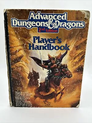 Advanced Dungeons & Dragons 2nd Edition Players Handbook 2101 TSR 1989 D&D • $24.99