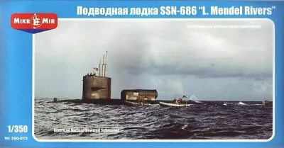 Mikromir 350015 USS SSN-686  L Mendel Rivers  1/350 • $27