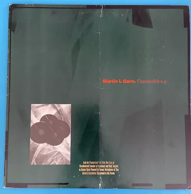 Martin L. Gore Counterfeit Ep 12” PROMO VG+/VG • $40