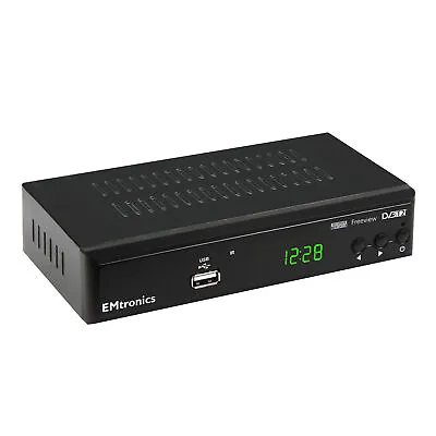 £34.99 • Buy EMtronics EMFBR128HD 128GB Freeview HD Box Set-Top Digibox Recorder - Black