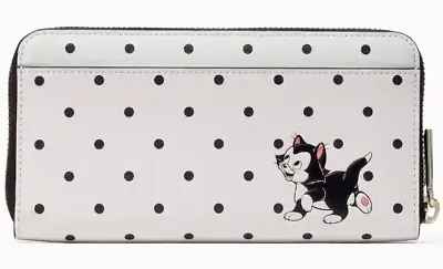 NWB Kate Spade Minnie LG Continental Wallet Disney ZipAround K4759 Gift Bag FS • $99.99