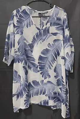 J Valdi Women's Cover Up Swimwear Blue Size M 2915 • $27.89